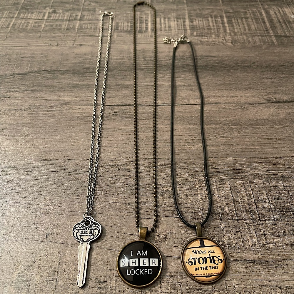 Sherlock TV Series Necklace Bundle UNISEX